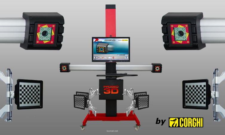 Urządzenie do geometrii kół Progeo 3D Mobile z ruchomym systemem kamer